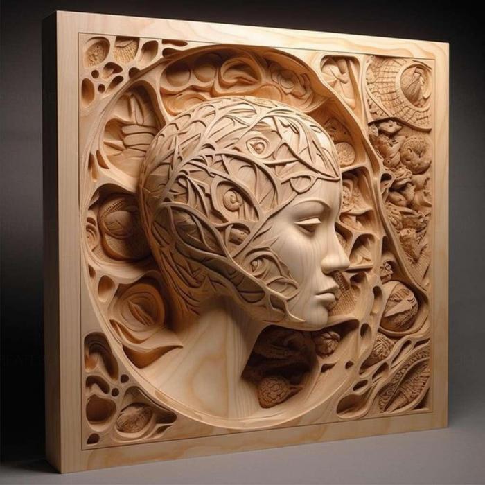 نموذج ثلاثي الأبعاد لآلة CNC 3D Art 